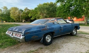 1973 Chevrolet Impala Is a Love It or Hate It Surprise, Likely Sitting for Decades