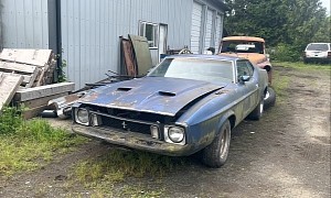 1973 Ford Mustang Mach 1 Spent 30 Years in a Yard, 351 V8 Comes Back to Life