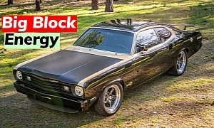1973 Plymouth Duster Restomod Ditches Factory 225 ci Slant-Six for All-Time Great V8