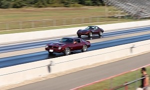 1974 Chevrolet Corvette Drag Races 1976 Pontiac Firebird, Instantly Regrets It