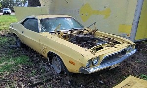 1974 Dodge Challenger Rallye Left to Rot in a Yard Is All Original, Numbers Match