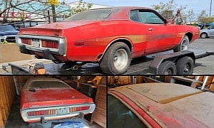 1974 Dodge Charger Parked for 40 Years Emerges With Rare Factory Sunroof