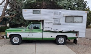 1974 GMC 2500 Camper Is All-Original, Unrestored, and Undeniably Vintage