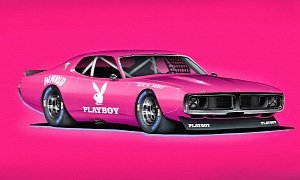 1974 Playboy Charger "Sick Mind" Brings Panther Pink to NASCAR