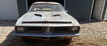1974 Plymouth Barracuda Is Ready for Full Restoration, Bidding Started at $1