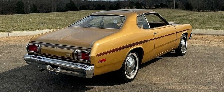Details about   1974 Plymouth Gold Duster Room For 5 Roof For Free Original Print Ad 8.5 x 11" 