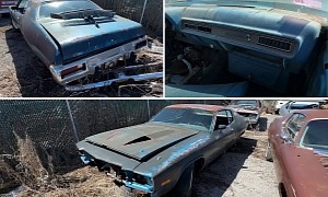 1974 Plymouth Road Runner GTX Is an Unexpected Junkyard Gem With a Rare Feature