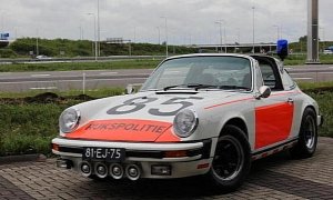 1974 Porsche 911 Targa Formerly Owned by Dutch Police Goes Under the Hammer