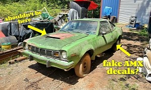 1975 AMC Hornet Saved From the Crusher Is a Mysterious Wannabe Muscle Car
