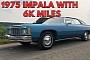 1975 Chevrolet Impala Found in an Old Gas Station With Just 6K Miles on the Clock