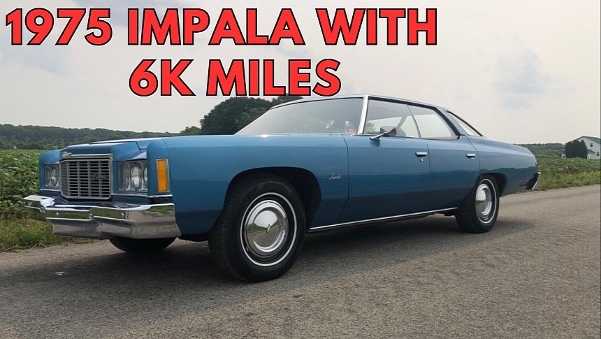 This 1975 Impala has just 6K miles on the clock