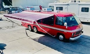 1975 GMC Motorhome in Guards Red Is Ready for the Perfect Summer Vacation