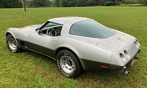 1978 Chevrolet Corvette Off the Road for Two Decades Looks Great, Flexes Anniversary Paint