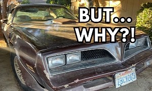 1978 Pontiac Trans Am Sitting for Years Hides a Huge Secret Under Its Horrible Paint