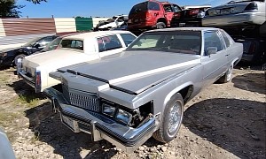 1979 Cadillac De Ville Found in a Junkyard Has an Unexpected Surprise Under the Hood