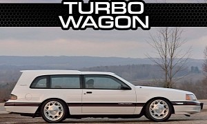 1980s Ford Thunderbird Turbo Coupe Goes Back in Time, Becomes “Vista Bird” Wagon