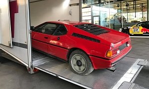 1981 BMW M1 Barn Find Only Has 4,554 Miles, Looks Brand New after Just a Wash
