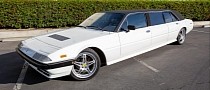 This 1981 Ferrari 400i Became Four-Door Stretch Limo, Retains Numbers-Matching V12