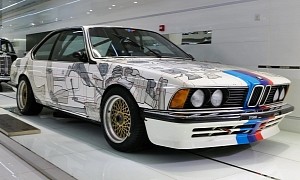 1983 BMW 6 Series Art Car With Intricately Designed Livery to Go Under the Hammer