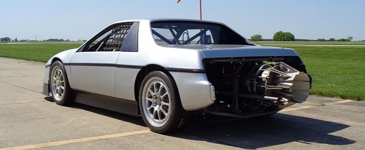 1984 Pontiac Fiero Jet Car is ready for a world land speed record run, if you have $125K to spare