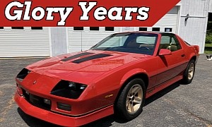 1985 Chevrolet Camaro Z28 IROC-Z Is a Red and Gold Teenage Dirtbag Beauty