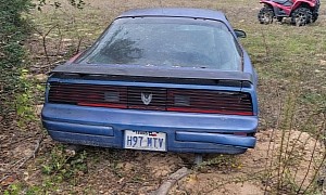 1985 Pontiac Firebird Sitting in a Yard Begs for a Complete Restoration