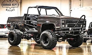 1986 Chevrolet C10 Grows Into High-Riding Skeleton Off-Roader