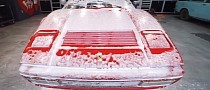 1986 Ferrari 328 GTS Gets Its First Wash in Six Years, It's Like a Breath of Fresh Air