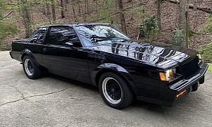 1987 Buick GNX Is a Low-Mileage Black Chunk of Awesome