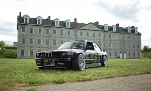 1987 E30 BMW Gets to American Drifting With Nissan RB25DET Engine Swap