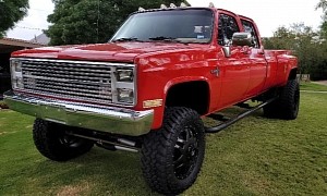 1988 Chevrolet V30 Silverado Crew-Cab Is Up for Sale, Just Needs Some Interior Work Done