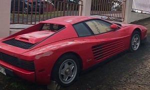 1988 Ferrari Testarossa Parked on a Street for 17 Years Finally Gets Some Love