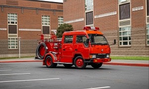 1988 Mitsubishi Fire Truck Sold for Unexpected Sum, Price Doubled in Eight Minutes