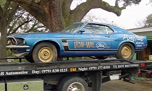 199-Mile Drag Racer 1969 Mustang Boss 302 Survivor Parked in 1970 Would Smoke HEMIs Dry