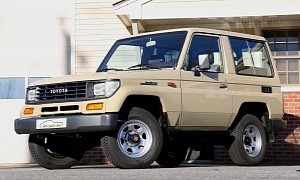 1990 Toyota Land Cruiser From the 70 Series Is a Rare Off-Road Sight in America