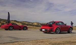 1992 Dodge Viper Drags 930 Porsche 911 Turbo, and These Classics Are Smoldering Hot
