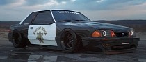 1993 Ford Mustang SSP Turns Into Slammed Widebody Highway Patrol Car With a Cause