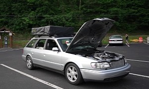 1995 Audi S6 Wagon With Lamborghini Engine Swap Is the Mother of All Sleepers
