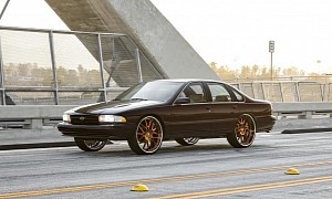 1996 Chevy Impala SS on Gold 26s Doesn't Need the Big Lip Treatment to Look Nasty