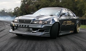 1997 Toyota Chaser JZX100 Is a VIP Drift Machine, Can Easily Obliterate Tires