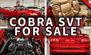 1998 Ford Mustang SVT Cobra Comes From a Treasure Box, Costs Less Than a New EcoBoost