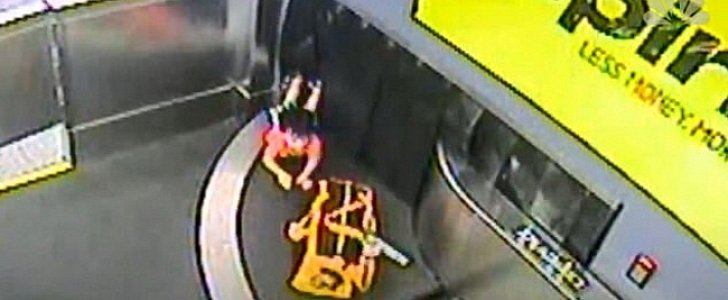 2-Year-Old Boy Climbs on Luggage Conveyor Belt, Gets 5-Minute Ride for ...