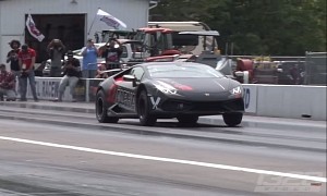 2,000-HP Lamborghini Huracan Nails 1/4-Mile World Record, Also Monster Wheelie