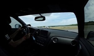 2.000 HP Nissan GT-R's 200 MPH Crash Looks Terrifying from Inside the Car