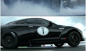 2,000 HP Nissan GT-R Sets New Quarter Mile Record: 7.7s with AWD Wheelies