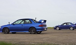 2000 Subaru Impreza P1 Faces 2000 Mitsubishi Lancer Evo TME, Bet on Blue to Win