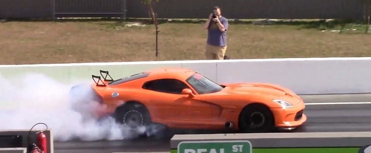 2000+ Twin-Turbo Viper Builds Boost, Does Wheelie and 7s Passes