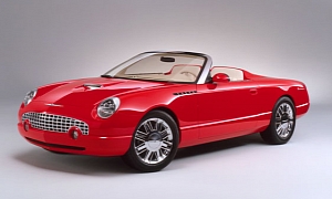 2001 Ford Thunderbird Sports Roadster Concept Car to Be Auctioned for Charity