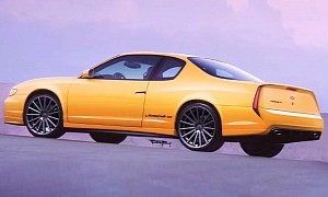 2001-into-2021 Chevy Monte Carlo Is a Strange Modernized Coupe
