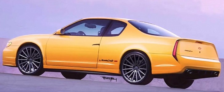 2001-into-2021 Chevy Monte Carlo Is a Strange Modernized Rendering